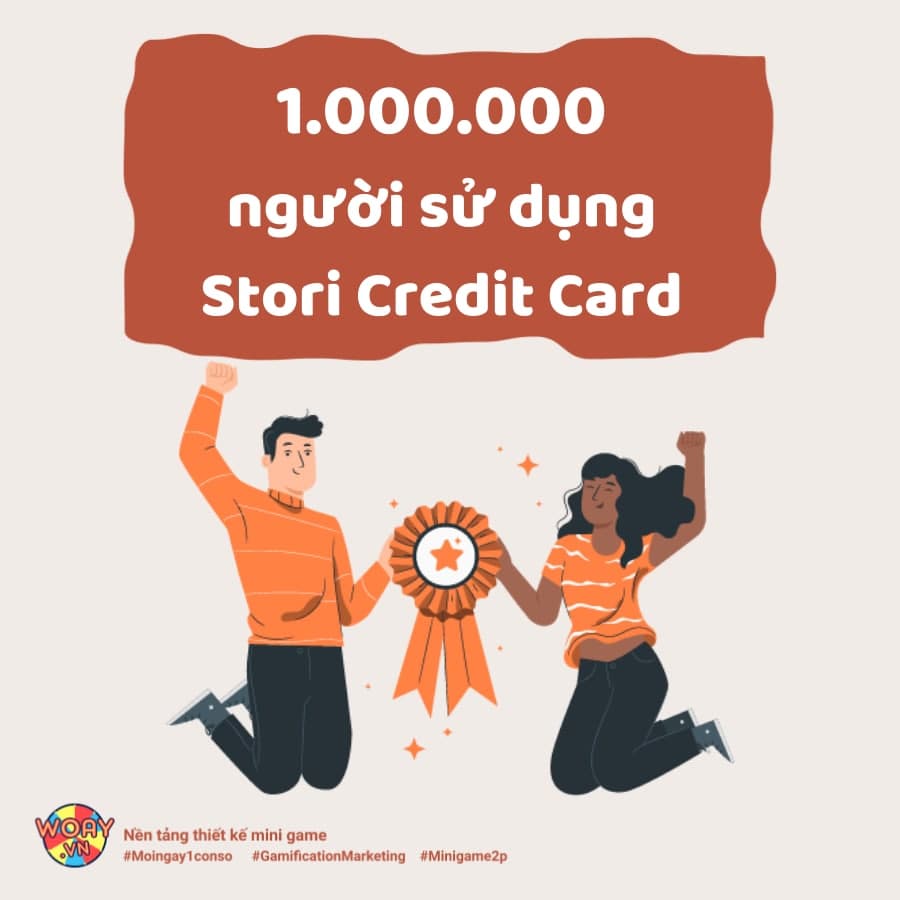 Hơn 1.000.000 người sử dụng Stori Credit Card nhờ ứng dụng Gamification
